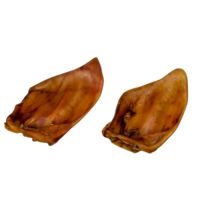 Friandises sèches Premium pour chiens avec oreilles de buffle et de vache collations durables et nutritives pour animaux de compagnie Options alimentaires saines et délicieuses