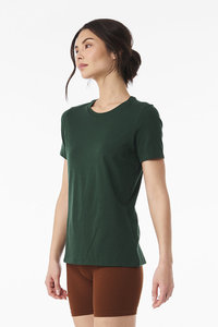 เสื้อยืดแขนสั้นคอกลมของผู้หญิงเสื้อยืดผ้าฝ้ายเสื้อท่อนบนเครื่องแต่งกายระดับถัดไปเสื้อยืดนุ่มพิเศษ - Product Image 5