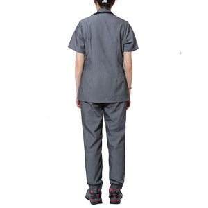 Uniforme d'hôpital de beauté à manches courtes pour femmes Uniforme à col en V Travailleurs de la santé Hauts de gommage pour infirmières Uniforme de gommage pour infirmières - Product Image 2