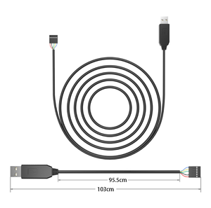 6Pin FTDI FT232BL FT232 मॉड्यूल <span class=keywords><strong>Arduino</strong></span> के लिए यूएसबी टीटीएल UART सीरियल तार करने के लिए एडाप्टर RS232 डाउनलोड केबल मॉड्यूल एलईडी सूचक - Product Image 2