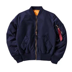 Deportes de moda de los hombres personalizados de invierno desgaste chaqueta de bombardero, venta al por mayor de los hombres lettermen nylon chaqueta de bombardero con los hombres - Product Image 2