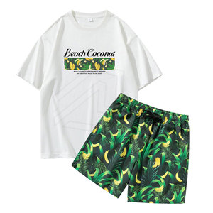 OEM/ODM Ropa Casual de Verano de Alta Calidad, Conjunto de Camiseta y Pantalones Cortos de Algodón para Hombre, Nuevo Diseño, Talla Grande, Transpirable, de Secado Rápido, Personalizado - Product Image 1