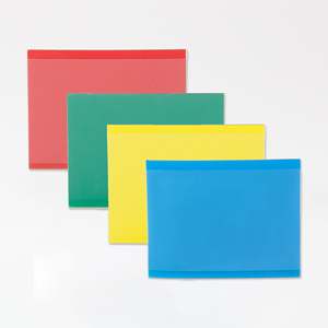 Cartello magnetico trasparente con bordo colorato 75x50mm - Product Image 1