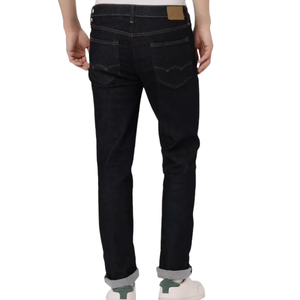 Jeans Anchos de Pierna Recta Estilo Motero, Lavado a la Piedra, Hip Hop, Unisex, para Hombre, Ropa Casual de Calle, Moda, OEM, ODM, Todas las Tallas - Product Image 4