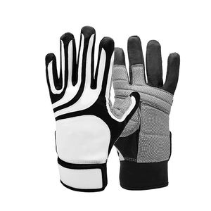 Gants de frappeur de baseball Softball avec logo personnalisé Gants de frappeur de baseball en cuir de vachette personnalisés - Product Image 4