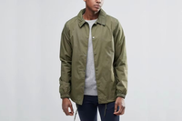 Veste de coach personnalisée multicolore pour hommes en gros / Veste pull-over en toile polyester de haute qualité, tendance hiver, imperméable et coupe-vent