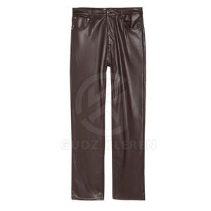 Vente en gros de pantalons en cuir bon marché Pantalons en cuir pour hommes personnalisés Pantalons en cuir pour hommes au design unique - Product Image 4