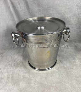 Customizable Metal Vintage Champagne Bucket Or Wine Cooler For Indoor Or Outdoor Parties - Product Image 3