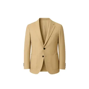 Blazer Casual Americano para Hombre Rays Creations, Color Beige, Corte Slim Fit, Transpirable, Cuello de Solapa, Cierre de un Botón, Largo Regular, Tallas Grandes - Product Image 1