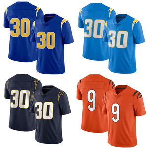 Custom American Football Jersey Team Uniform V Neck <b>Shirt</b> Personalized Name Number Breathable Mesh Sportswear Plus Size <b>Summer</b> - Product Image 4