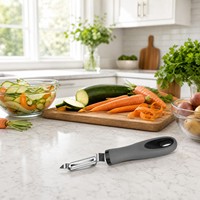 Aardappelschiller met oogverwijderaar, draaibare mesjes, roestvrij staal, dubbelzijdig, keukengadget, groothandel, bulk