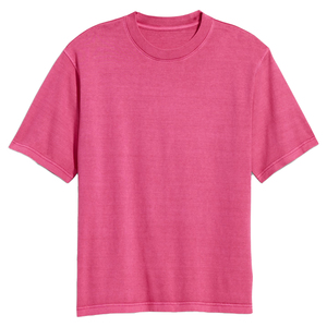 T-shirts décontractés pour hommes, personnalisables OEM, vierges, épais, imprimés, 100 % coton biologique, manches courtes, écologiques, grandes tailles - Product Image 4