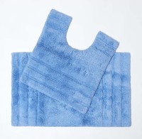 Nouvelles idées de produits 2022 Tapis de salle de bain et ensemble de tapis de bain en coton écologique antidérapant et tufté