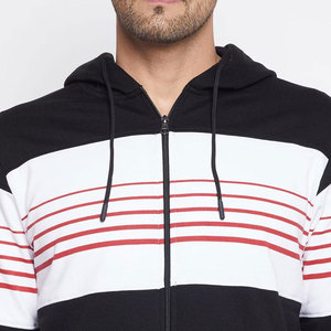 Survêtements pour hommes tendance, design tendance, fermeture éclair, effet usé, 100% coton, surdimensionnés, écologiques, lavables, effet usé - Product Image 5