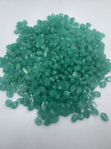 Piedra preciosa suelta de cabujón de forma ovalada de Calcedonia Aqua sintética de alta calidad para la fabricación de joyas precio al por mayor - Product Image 3