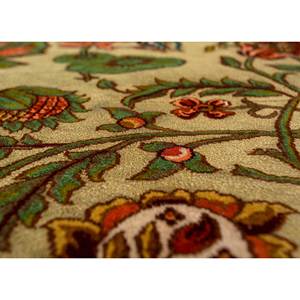 Alfombra Rectangular de Seda Anudada a Mano Gulmarg Green con Diseño Floral de Viscosa para Uso Doméstico - SKPS-212 para Dormitorio, Sala de Estar, Pasillo - Product Image 3