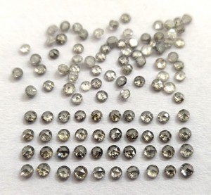 Diamant Brun Naturel 3mm Rose Cut- Loose Brown Diamond Rose Cut - Product Image 4