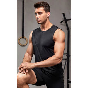 FITFASHION BRAND OEM Summer High Quality <b>Men's</b> Cotton Tank Top Fitness Gym <b>Men</b> Tank Top Plus Size <b>Men's</b> Tank Top - Product Image 1