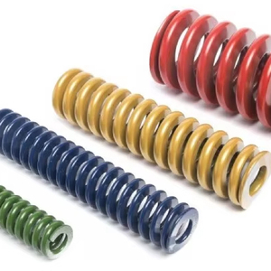 Ressort de compression rectangulaire de matrice de fil plat d'acier allié vert clair de diamètre extérieur résistant aux hautes températures de 20.5 - Product Image 1