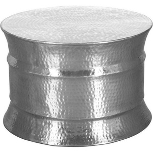 Haut de gamme moderne nouveau Design salon Table basse finition nickel Texture martelée pour salon et chambre meubles - Product Image 1