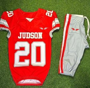 Maillot de football américain 7V7 Uniforme de football américain à manches courtes pour jeune garçon de haute qualité Ensemble tendance respirant personnalisé - Product Image 2