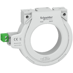 Per trasformatori di rilevamento corrente SCHNEIDER ELECTRIC 50438, tipo toroidale chiuso, diametro interno 50 mm, corrente nominale 85 A, per Vigirex - Product Image 1