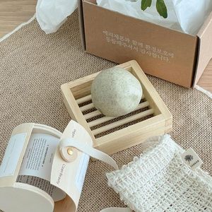 ERIGERON Handcrafted Wood <b>Soap</b> Holder Premium Korean Quality Travel Friendly Private Label Support - Product Image 4