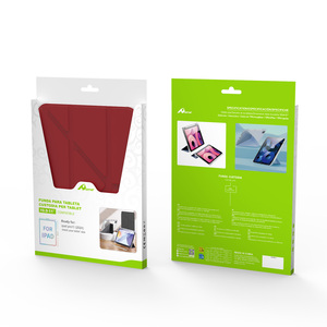 IPAD Pro 11 (2024) étui de protection rouge en TPU et silicone taille 11 pouces certifié pour la charge et le sommeil FCC - Product Image 1