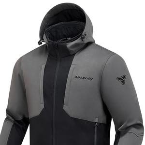 Veste Softshell Moto MAXLER pour Homme, Réfléchissante, Respirante, Séchage Rapide, Imperméable, 100% Polyester, Toutes Saisons - Product Image 5