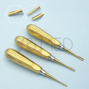 Élévateurs radiculaires Coupland dentaires 2026, 2 mm, 3 mm, 4 mm, pointe plate droite, instrument de chirurgie d'extraction dentaire - Product Image 3