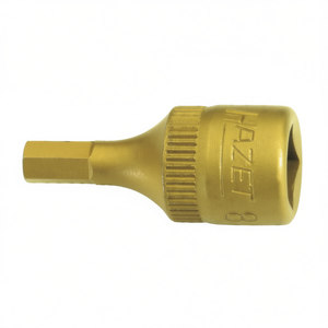 Hazet 1/4'' Screwdriver <b>Socket</b> Hexagonal Square with Tin Coating - Product Image 3
