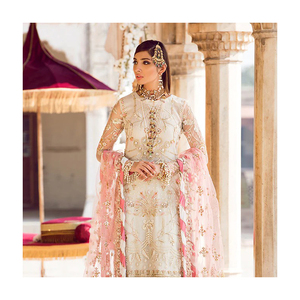 Designs exclusifs style asiatique vêtements de fête pour mariage manches longues style maxi shalwar kameez vêtements de soirée décontractés pour femmes robe - Product Image 1