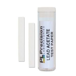 สารละลายตะกั่วอะซิเตตสำหรับแถบทดสอบ pH บรรจุ 100 แถบท่อละขวด - Product Image 1