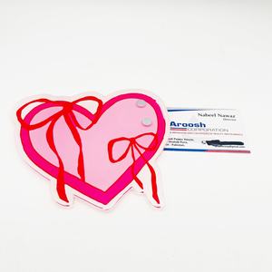 Tuiles magnétiques en acrylique en forme de cœur pour extensions de cils, marque privée, palette durable pour extensions de cils en ruban - Product Image 5