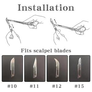 ด้ามมีดผ่าตัดทางออร์โธปิดิกส์ ราคาประหยัด ผลิตจากสแตนเลส ใช้ซ้ำได้ เหมาะสำหรับการผ่าตัดสัตว์ มีจำหน่าย - Product Image 6