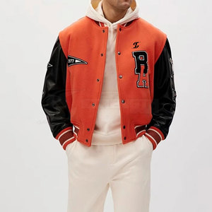 Customized Leather Lettermen Winter <b>Jacket</b> Unique Design Super Quality Letterman <b>Jacket</b> For Men In Adult Size - Product Image 3