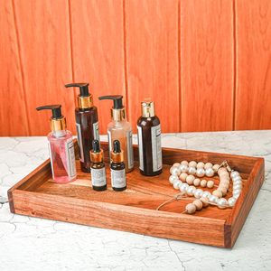 Plateaux en bois d'acacia de qualité supérieure pour la décoration accessoires de maison et de cuisine plateau de service en bois - Product Image 3