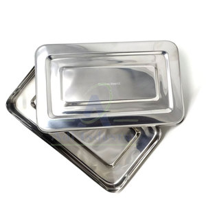 ถาดสแตนเลสสำหรับเครื่องมือผ่าตัดถาดสแตนเลสเครื่องมือฆ่าเชื้อ - Product Image 3