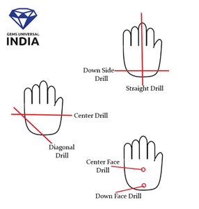 Peach <b>Moonstone</b> Hamsa Hand Carved Gemstone, <b>Moonstone</b> Hand Shape Gemstone Loose Fatima Hand Carving for Pendant Making Idea 25mm - Product Image 6