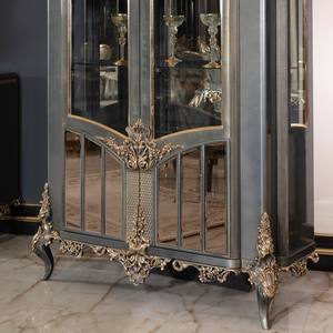 Ensemble de salle à manger en bois de qualité supérieure avec mobilier de salle à manger incurvé extensible au design minimaliste moderne pour chambre à coucher et salon - Product Image 6