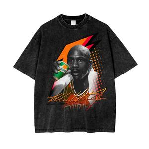 T-shirt décontracté pour homme en coton 100% directement de l'usine, surdimensionné, écologique, séchage rapide, respirant, imprimé à l'écran, manches courtes - Product Image 5