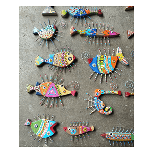 L'artisanat en bois personnalisé professionnel est un poisson en bois pour les enfants à jouer et à éduquer - Product Image 3