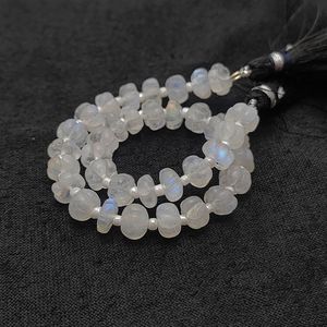 Rainbow Mooonstone Sculpté Citrouille Perlé Brins 8 Pouces Long Fournisseur De Pierres Précieuses Lâches-Perles De Melon - Product Image 3