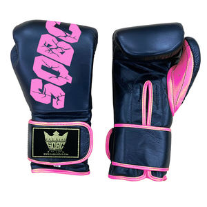 Guantes de boxeo de cuero genuino hechos a mano Guantes de kickboxing Guantes de lucha de entrenamiento al por mayor para boxeo - Product Image 2