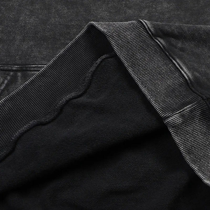 Nouvelle Arrivée Hiver – Sweat à Capuche Zippé en Polaire 100% Coton Effet Délavé Brodé pour Homme – Séchage Rapide et Respirant - Product Image 4