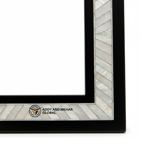 Marco de Fotos Artesanal con Incrustaciones de Nácar Negro, Diseño de Mosaico de Concha de Lujo, Marco Decorativo de Hueso para Venta al por Mayor - Product Image 5