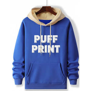 Sweat-shirts à impression en relief de qualité supérieure, best-sellers, vente en ligne, sweat-shirts à impression en relief de couleur unie - Product Image 1