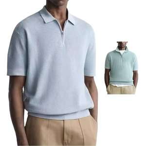 Polo de negocios de ocio personalizado, camiseta de manga corta de verano con logotipo, diseño personalizado, tela para ocasiones de golf - Product Image 3