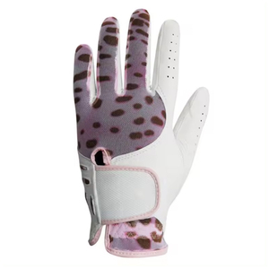 ถุงมือกอล์ฟของผู้หญิงหนังแท้กันลื่นปิดตะขอเกี่ยวโลโก้ตามสั่ง - Product Image 5