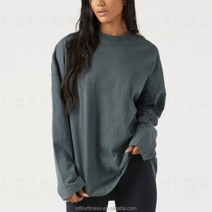 เสื้อยืดแขนสั้นลำลองเข้ารูปสำหรับผู้หญิงเสื้อยืดผ้าฝ้ายเนื้อนุ่มยืดหยุ่นสีพื้นสำหรับฤดูร้อนชุดท่องเที่ยวกลางแจ้งยิมใช้ในชีวิตประจำวัน - Product Image 1